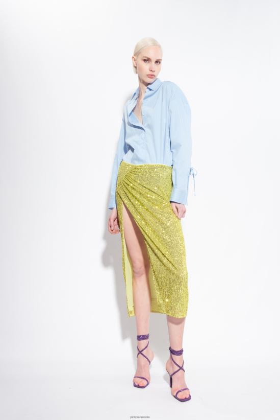 חולצות | Pinkoתכלת/לבן חולצת פופלין עם פסים עדינים 4J84TD227