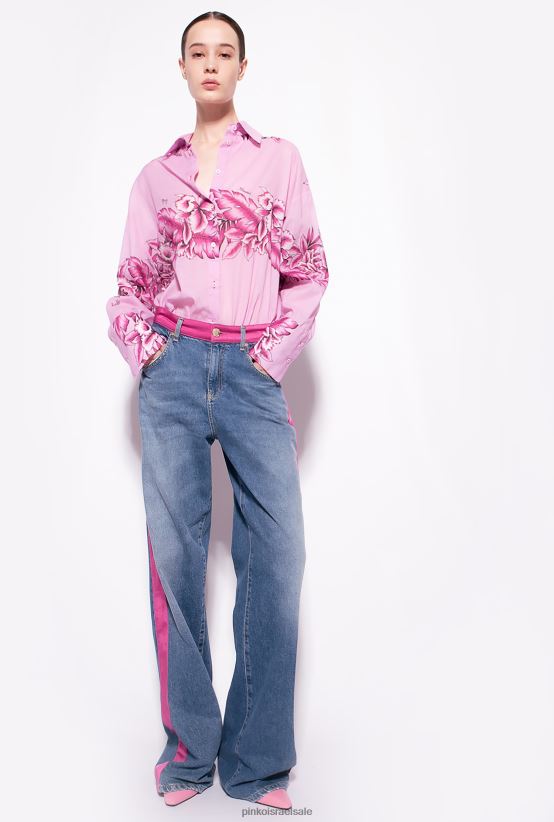 חולצות | Pinkoגשם בערב חולצה ארוכה בהדפס טרופי 4J84TD252