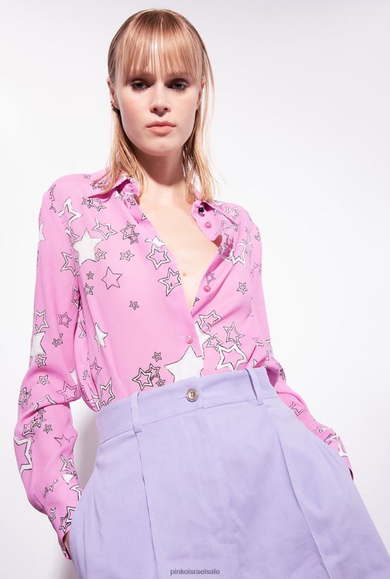 חולצות | Pinkoבורדו/ורוד/אדום חולצה בהדפס כוכבים 4J84TD269