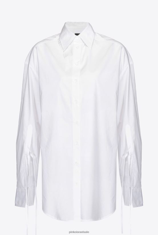 חולצות | Pinkoלבן בוהק חולצת פופלין מכותנה 4J84TD293