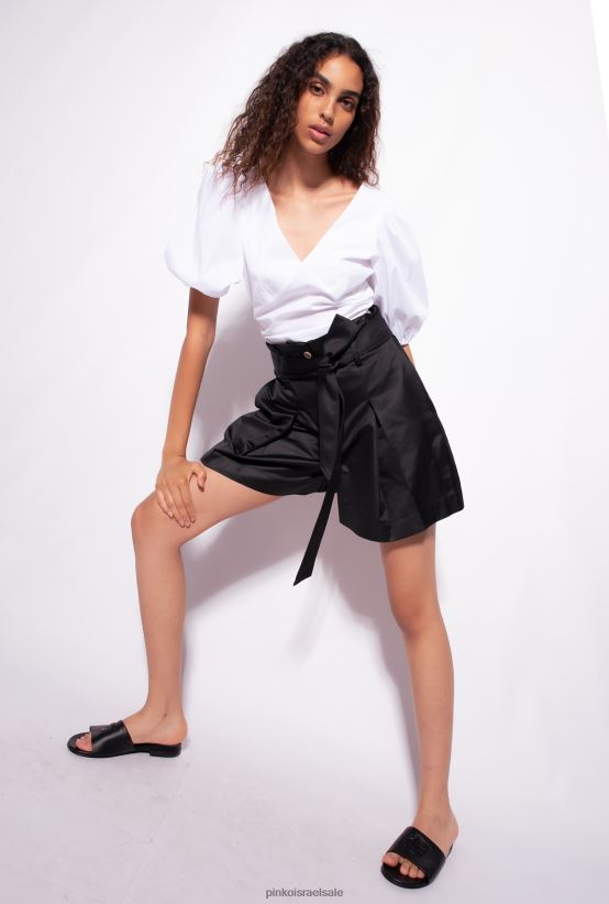 חולצות | Pinkoלבן בוהק חולצה עם שרוולים נפוחים 4J84TD300