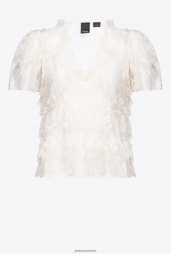 חולצות | Pinkoענן לבן חולצת תחרה 4J84TD309