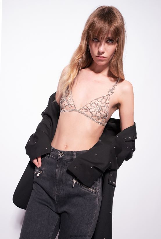 למעלה | Pinkoניקל/קריסטל עליונית חזיית תכשיט 4J84TD389