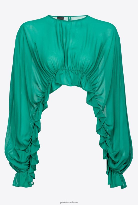 למעלה | Pinkoקרמל גומי מושך בכתפיים עם סלסולים 4J84TD487