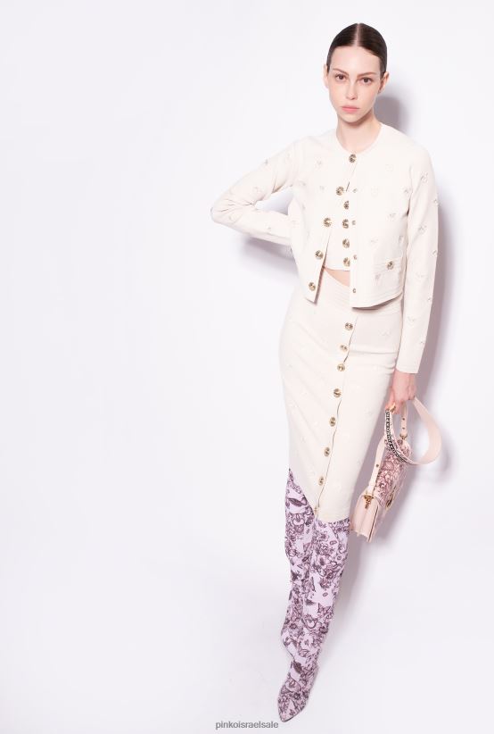 קרדיגן | Pinkoבז' ליבנה קרדיגן ציפורי אהבה אקורד קצוץ 4J84TD558