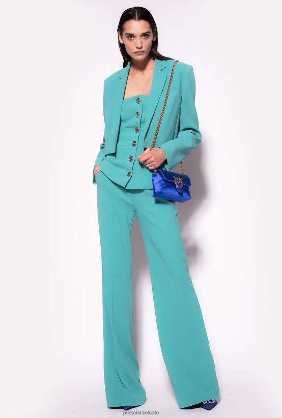 ז'קטים קז'ואל | Pinkoכְּחוֹל ז'קט קרפ ספנסר מתיחה 4J84TD602