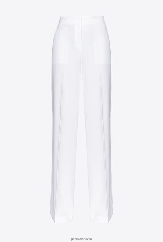 מכנסיים קז'ואל | Pinkoענן לבן מכנסיים במתח רחב 4J84TD670