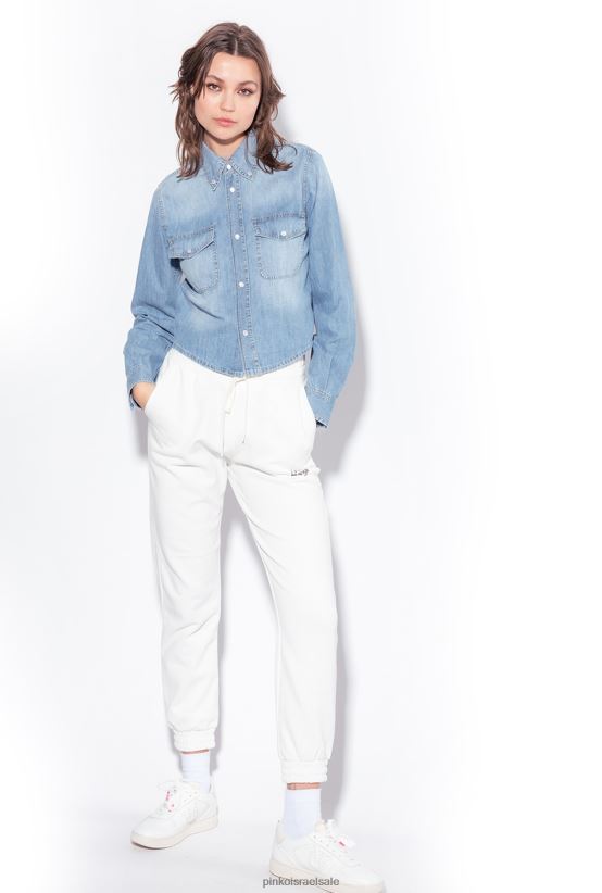 בגדי ריצה וחותלות | Pinkoמשי לבן ג'וגרים בהדפס לוגו 4J84TD716