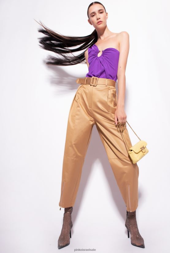 מכנסיים קז'ואל | Pinkoחרדל מכנסיים עם רוכסנים בתחתית 4J84TD790