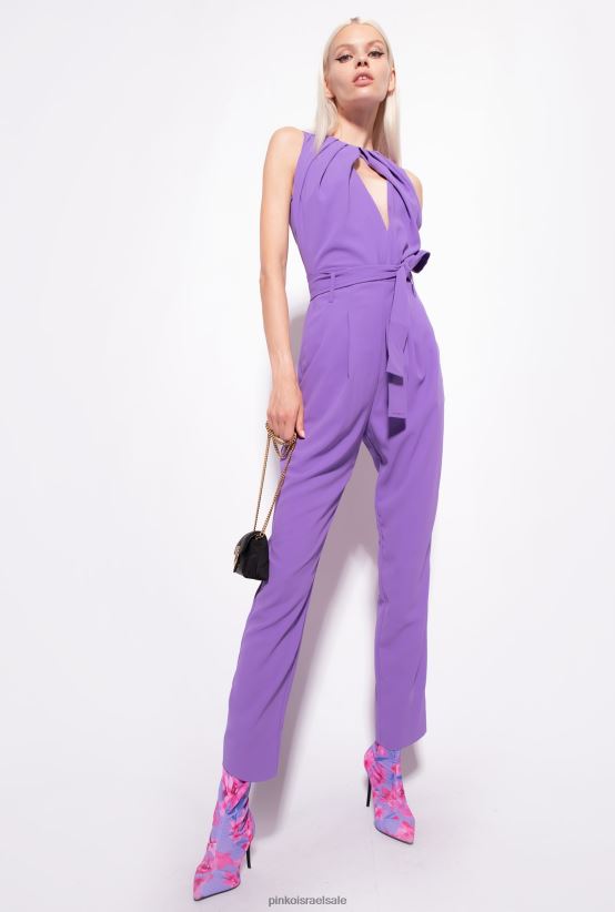 סרבלים ומכנסיים | Pinkoלבנדר לילך סרבל עם גזרה בחזית 4J84TD85