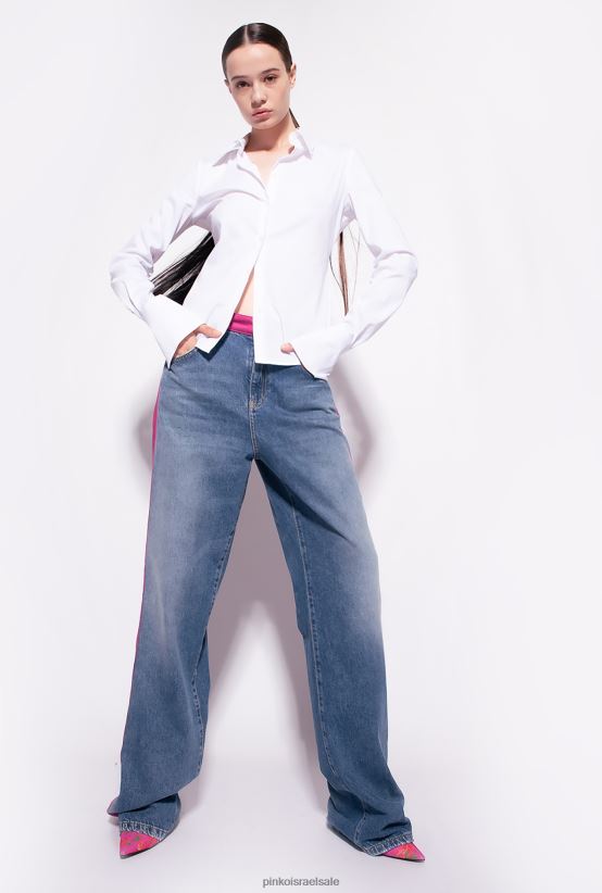 חולצות | Pinkoלבן בוהק חולצת bustier פופלין 4J84TD251